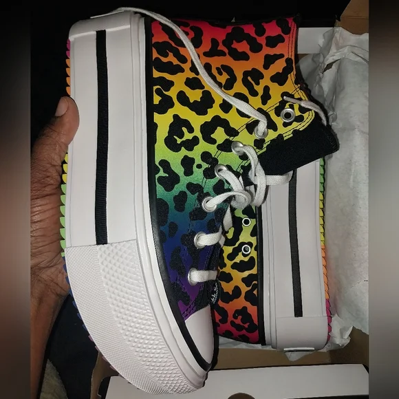 Converse Chuck Taylor All Star Lift Double Stack Platform High 'Pride 2025 - Picture 3 of 11